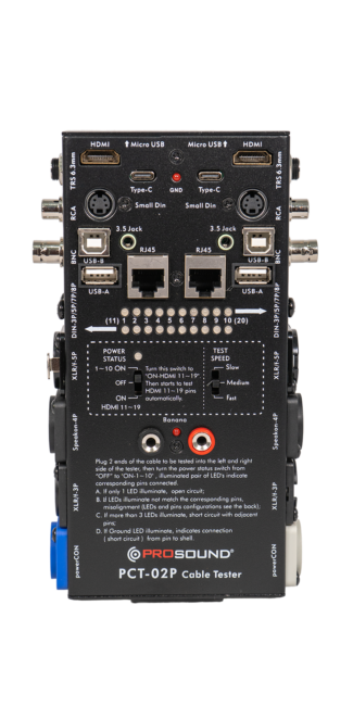 PROBADOR CABLES PROSOUND MOD. PCT-02P